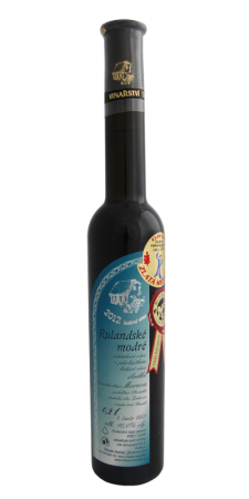 Fľaša vína Rulandské modré 2012, ľadové víno (sladké)