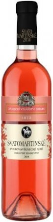 Fľaša vína Svatovavřinecké (Svatomartinské) 2014, zemské víno (suché)