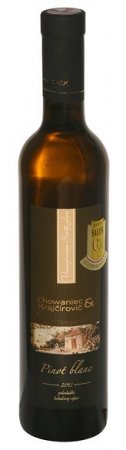 Fľaša vína Pinot Blanc 2013, bobuľový výber (polosladké)