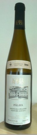 Fľaša vína Pálava - Karel Roden 2013, pozdný sber (suché)