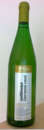 Fľaša vína Veltlínské červené rané 2013, kabinetné víno (suché)