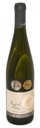 Fľaša vína Ryzlink vlašský 2012, pozdný sber (polosuché)