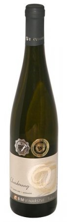 Fľaša vína Chardonnay 2012, pozdný sber (polosuché)