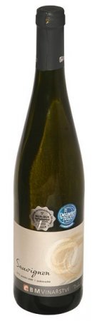 Fľaša vína Sauvignon 2012, pozdný sber (polosuché)
