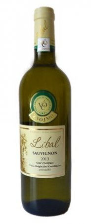 Fľaša vína Sauvignon 2013, voc (polosladké)