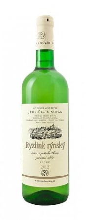 Fľaša vína Ryzlink rýnský 2012, pozdný sber (suché)