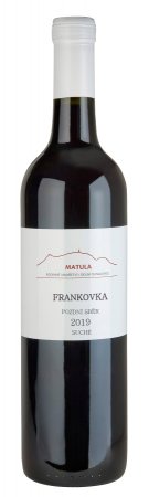 Fľaša vína Frankovka 2019, pozdný sber (suché)