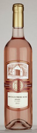 Fľaša vína Zweigeltrebe 2013, akostné víno (polosladké)