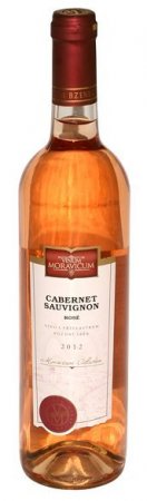 Fľaša vína Cabernet Sauvignon rosé 2012, pozdný sber (polosuché)