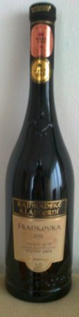 Fľaša vína Frankovka 2011, pozdný sber (suché)