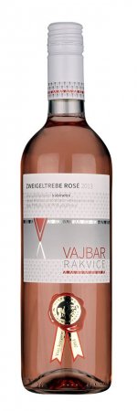Fľaša vína Zweigeltrebe rosé 2013, kabinetné víno (polosuché)