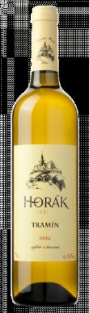 Fľaša vína Tramín červený 2012, výber z hrozna (polosuché)