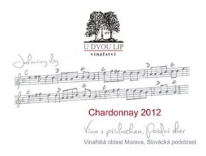 Fľaša vína Chardonnay 2012, pozdný sber (suché)