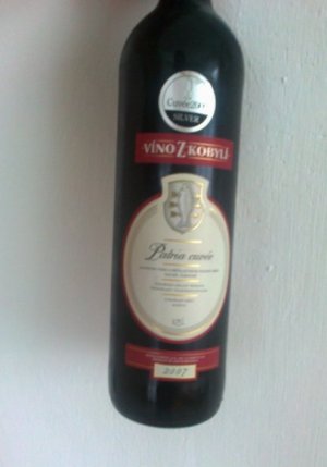 Fľaša vína Patria cuvée 2007, pozdný sber (suché)