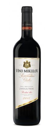 Fľaša vína Zweigeltrebe (Sommelier Club) 2011, pozdný sber (suché)