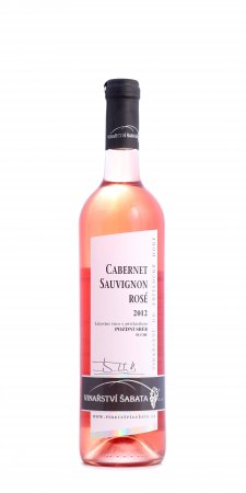 Fľaša vína Cabernet  Sauvignon ROSÉ 2012, pozdný sber (suché)