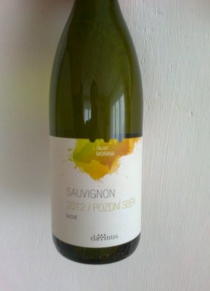 Fľaša vína Sauvignon 2012, pozdný sber (suché)