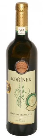 Fľaša vína Veltlínské zelené 2011, voc (suché)