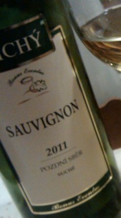 Fľaša vína Sauvignon 2011, pozdný sber (suché)