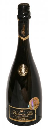 Fľaša vína Bohemia Sekt Prestige demi sec, akostné šumivé víno (demi-sec)
