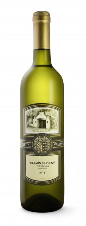 Fľaša vína Tramín červený 2012, výber z hrozna (polosuché)