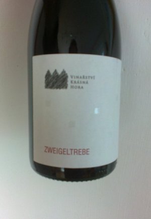 Fľaša vína Zweigeltrebe 2012, zemské víno (suché)