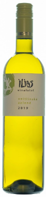 Fľaša vína Veltlínské zelené 2019, pozdný sber (suché)