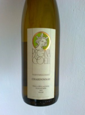 Fľaša vína Chardonnay 2011, pozdný sber (suché)