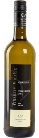 Fľaša vína Chardonnay 2011, výber z hrozna (polosladké)