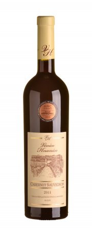 Fľaša vína Cabernet Sauvignon 2011, výber z hrozna (suché)