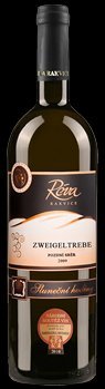 Fľaša vína Zweigeltrebe (Sluneční hodiny) 2009, pozdný sber (suché)