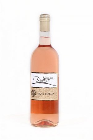 Fľaša vína Rosé Terezka (Zweigelt, Frankovka, Cabernet Sauvignon) 2011, pozdný sber (polosladké)