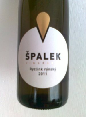 Fľaša vína Ryzlink rýnský 2011, výber z hrozna (suché)