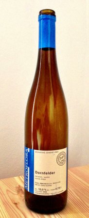 Fľaša vína Dornfelder 2008, akostné víno