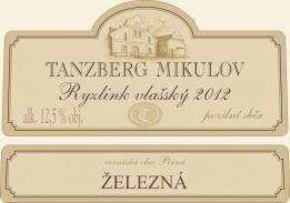 Fľaša vína Ryzlink vlašský 2012, pozdný sber (suché)