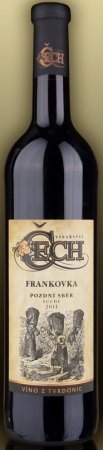 Fľaša vína Frankovka 2011, pozdný sber (suché)
