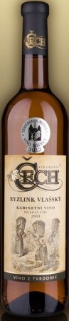 Fľaša vína Ryzlink vlašský 2011, kabinetné víno (polosuché)