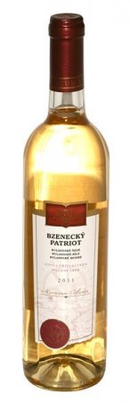 Fľaša vína Bzenecký patriot 2011, pozdný sber (polosuché)