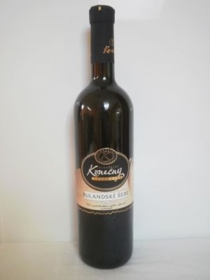 Fľaša vína Rulandske šedé 2011, výber z hrozna (polosladké)