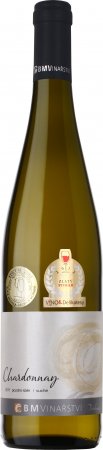 Fľaša vína Chardonnay 2011, pozdný sber (suché)