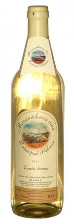 Fľaša vína Tramín červený 2011, výber z hrozna (sladké)