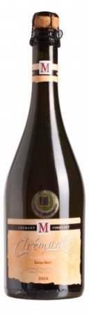 Fľaša vína Crémant Blanc de Noir 2008, šumivé víno stanovenej oblasti (sekt. s.o.) (extra brut)