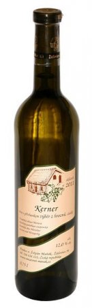 Fľaša vína Kerner 2011, výber z hrozna (sladké)