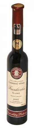 Fľaša vína Frankovka 2007, ľadové víno (sladké)