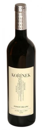 Fľaša vína Pinot Blanc 2011, pozdný sber (suché)