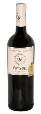 Fľaša vína Veltlínské zelené (Věstonsko) 2011, pozdný sber (polosladké)