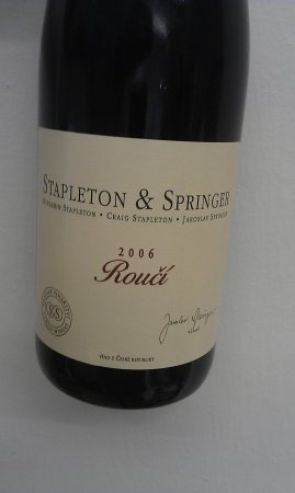Fľaša vína Pinot Noir (Roučí) 2006, zemské víno (suché)