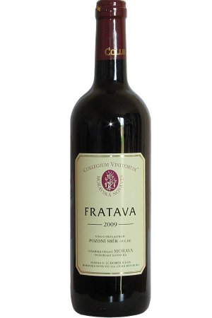Fľaša vína Fratava 2009, pozdný sber (suché)