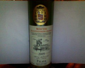 Fľaša vína Pálava 2009, bobuľový výber (sladké)