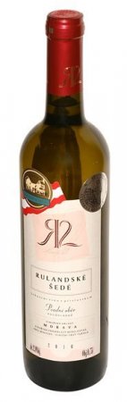 Fľaša vína Rulandské šedé 2010, pozdný sber (polosladké)